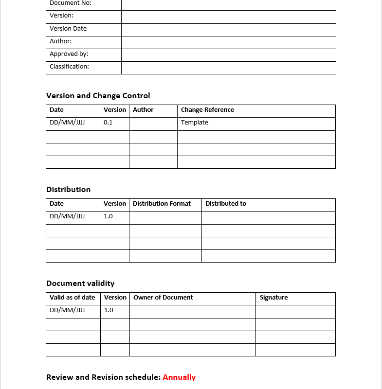 BYOD Policy template