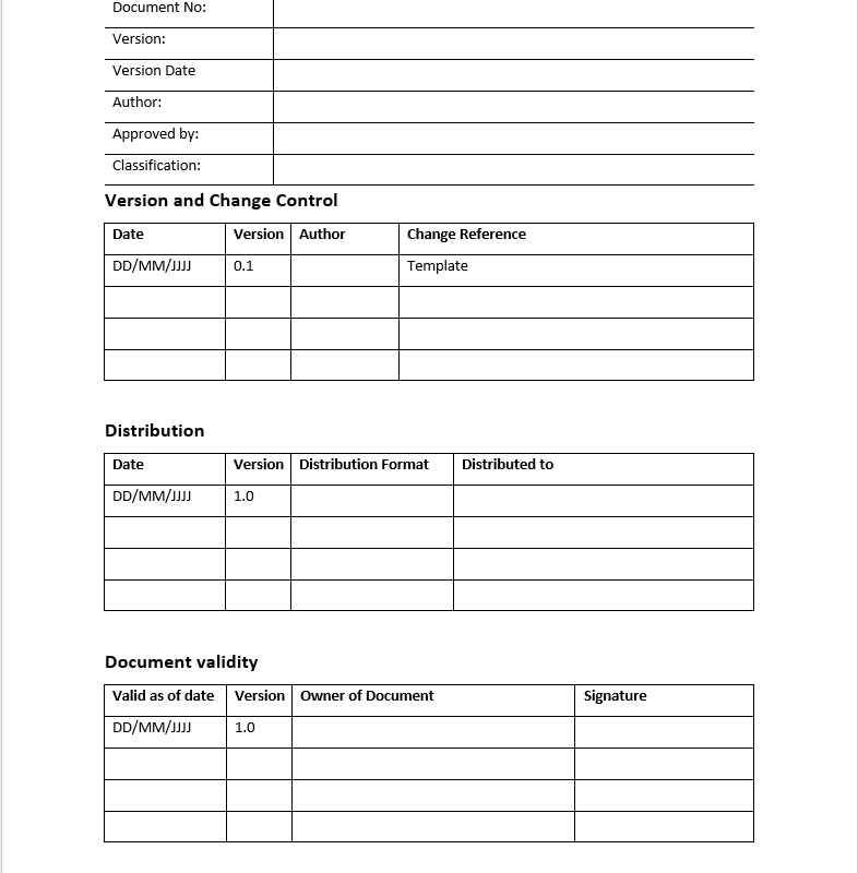 ISMS Scope Document Template
