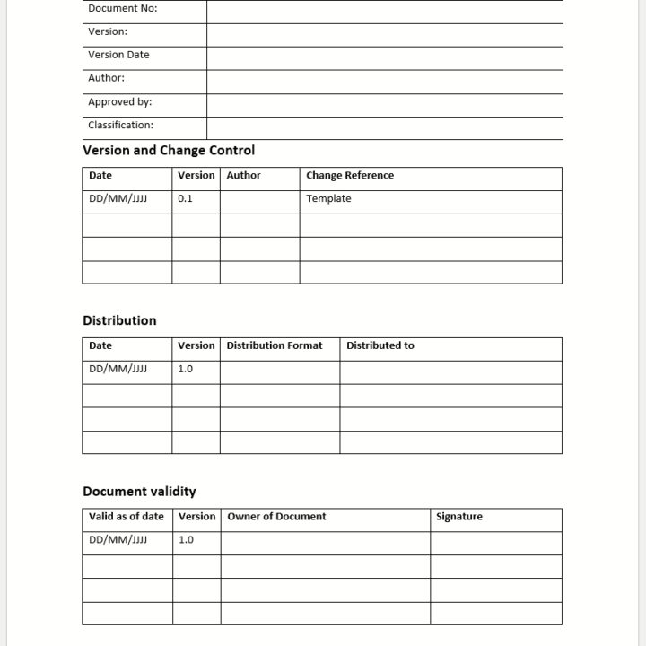 configuration management policy template