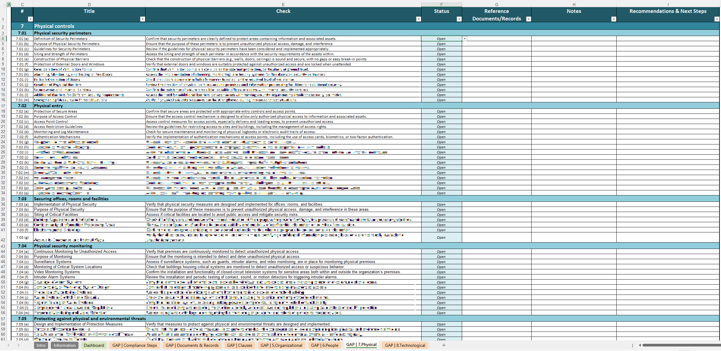 ISO 27001 Compliance Checklist 2 Iso 27001 Compliance Checklist Xls