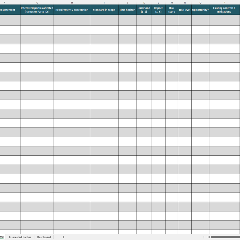 Pestle analysis template blank pestle log