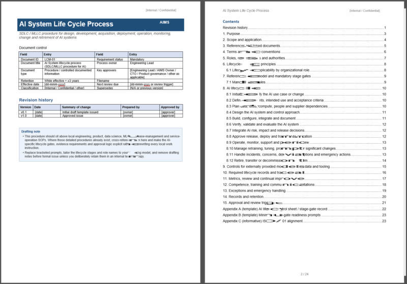 ai system life cycle process