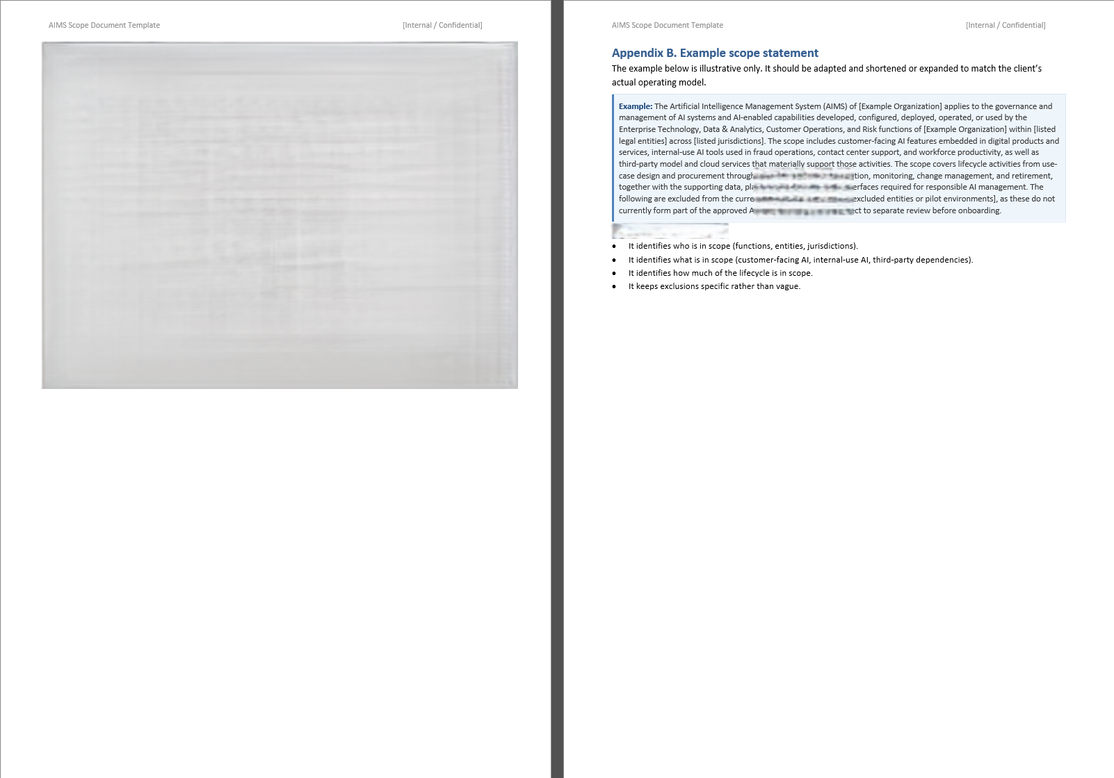 AIMS Scope Document Template 5 Aims Scope Example
