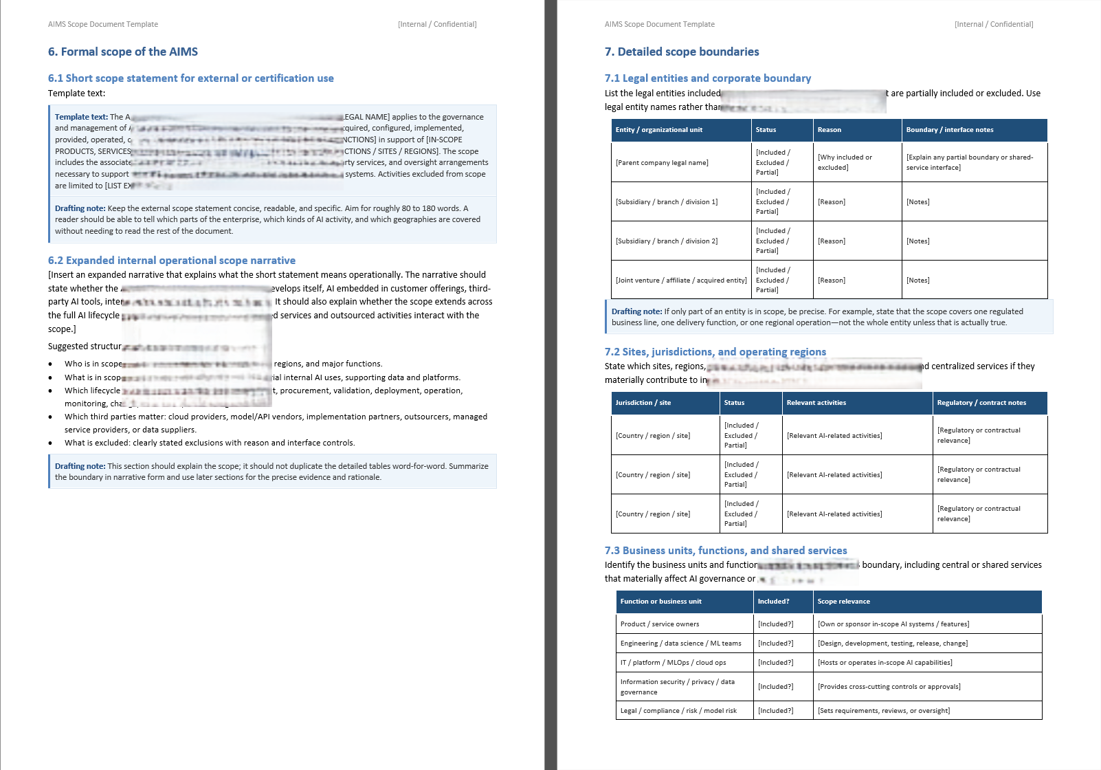 AIMS Scope Document Template 3 Aims Scope Statement Tempalte