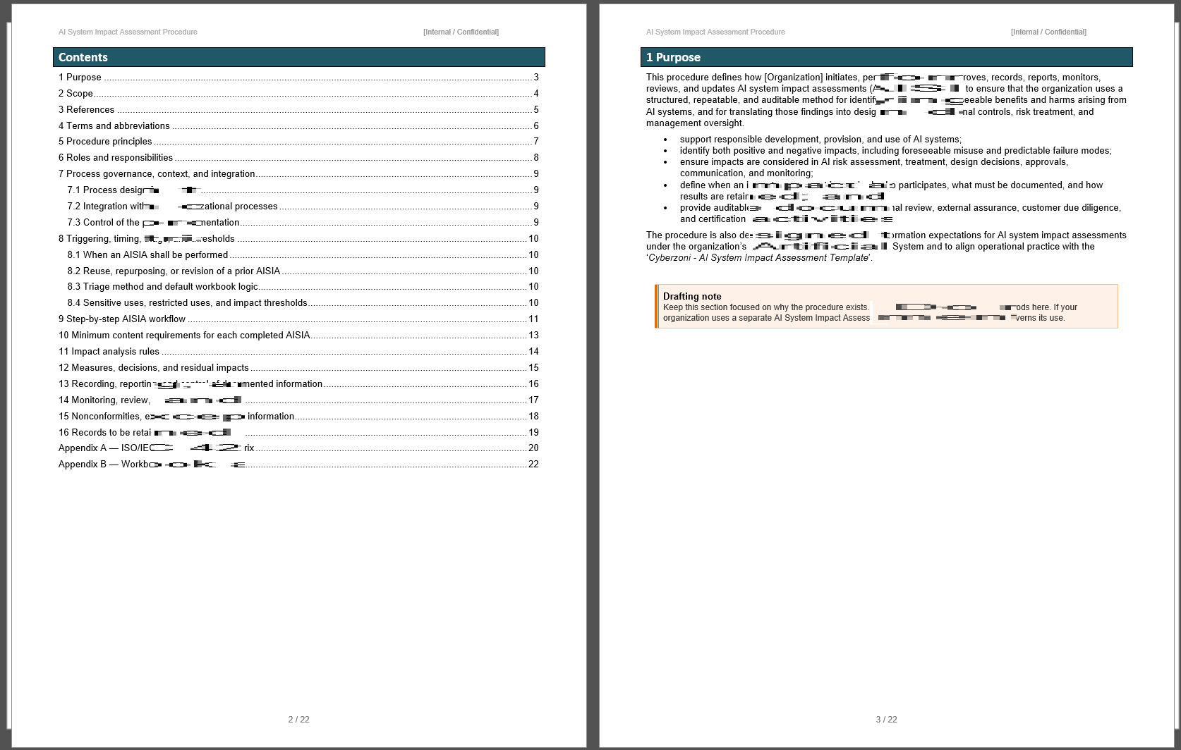 AI System Impact Assessment Procedure Template 2 Iso 42005 Ai System Impact Assessment Procedure Template